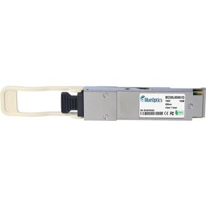 BlueOptics Compatibel HPE Q2F19A BO28L859S1D QSFP28 Transceiver, MPO/MTP, 100GBASE-SR4, Multimode Fiber, 4x85, Zendontvangers, Zilver