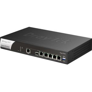 Draytek Vigor 2962 Kabelrouter 2,5 Gigabit Ethernet Zwart, Wit, Router, Veelkleurig