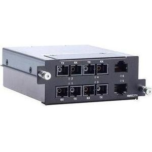 Moxa RM-G4000-4MSC2TX - Fast Ethernet module met 4 multi-mode 100BaseFX poorten met SC connectoren, 2 101 (4 ports), Netwerkschakelaar