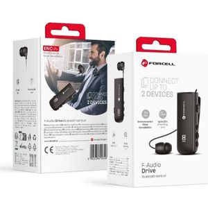 Forcell - F-AUDIO Drive EarBud - Koptelefoon - Zwart - Draadloos - Bluetooth
