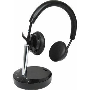 Plusonic DECT-headset W320 binauraal (Draadloze, USB-C), Kantoorheadset