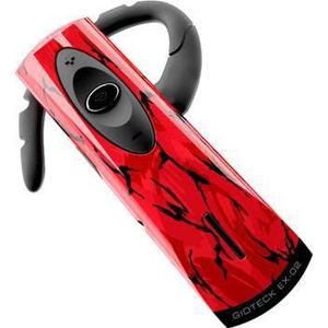 Gioteck EX-02, Bluetooth Gaming Headset, Mono, PS3, Kantoorheadset, Rood