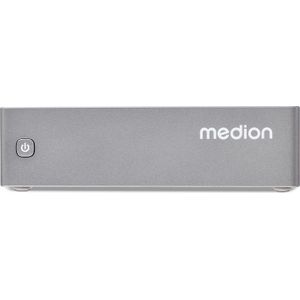 Medion S06 Mini-PC (Intel Core i3-1315U, 8 GB, 512 GB, SSD, Intel UHD Graphics), PC, Zilver