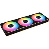 Lian Li - UNI FAN CL Reverse - PC Ventilator - Zwart - 3er-Pack - 120 mm