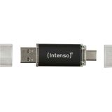 Intenso - Twist Line - USB-stick - 256 GB - Antraciet - USB-C, USB-A