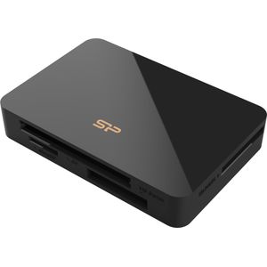Silicon Power kaartlezer All-in-One USB 3.2 U3 (USB 3.2), Geheugenkaartlezer, Zwart