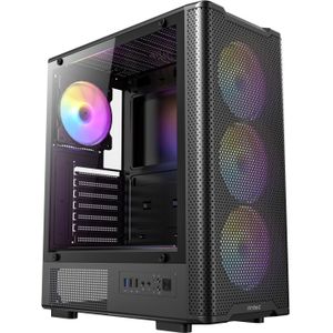 Antec - VX320 - PC-behuizing - Zwart - Midi Tower met RGB-verlichting