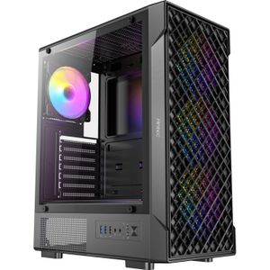 Antec - VX320 - PC-behuizing - Zwart - Midi Tower met RGB-verlichting