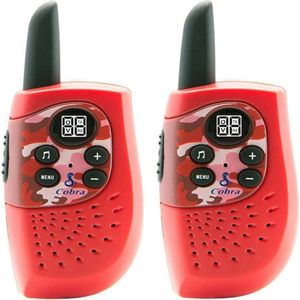 Cobra HM 230 Walky Talky Brandweer (0.00 km), Walkietalkie, Rood