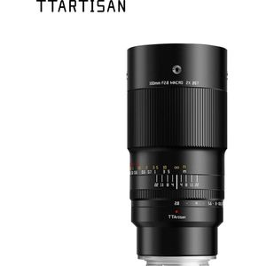 TTArtisan 100mm F2.8 macro compatibel met Leica/Panasonic/Sigma L (L-Mount, Volledig formaat), Objectief, Zwart