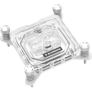 Barrow Intel CPU waterblok RGB, acryl - wit, CPU waterkoelers, Wit