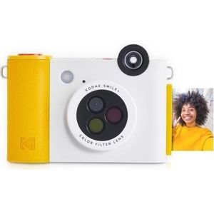 Kodak SMILE+ Instant Print Camera, 2x3", White, Analoge + Instant films, Wit