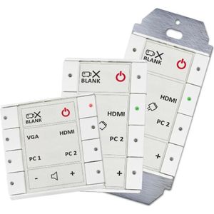 Biamp Echo Plus 8EUW (Apparaat-specifieke afstandsbediening, Infrarood), Afstandsbediening, Wit