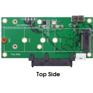 Exsys EX-3675 SSD-behuizing M.2" Groen Opslagruimte (M.2), Harddisk behuizing, Groen