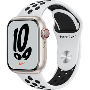 Apple Horloge Nike Series 7 (41 mm, Aluminium, 4G, Eén maat voor iedereen), Sporthorloges + Smartwatches