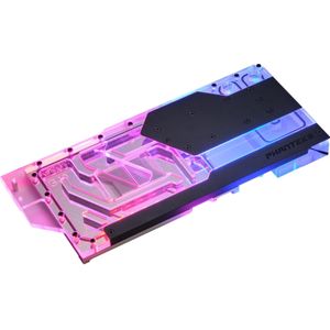 Phanteks Glacier G40 RTX 4080/90 waterblok incl. backplate voor Gigabyte, D-RGB - zwart, GPU waterkoelers