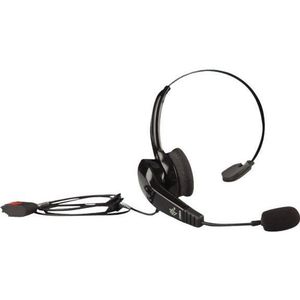 Zebra HS2100 - Hoofdtelefoon - on-ear - convertible - bedraad - 3,5 mm plug (Bedraad), Koptelefoon, Zwart