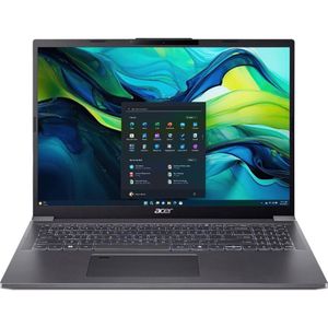 Acer Aspire 16 (16", 1000 GB, 32 GB, DE, Intel Core Ultra 7 155H), Notebook, Grijs