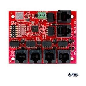 Atte - SWITCH 5-PORT POE xPoE-6-11-OF - Netwerkschakelaar - Zwart - 6 Poorten