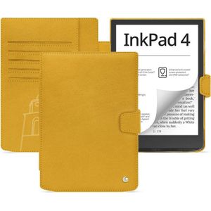 Noreve Leren beschermhoes PocketBook InkPad 4 (Pocketbook InkPad 4), eReader accessoires, Geel