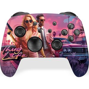 Freaks and Geeks Trade Invaders - Draadloze Controller RGB- PC / Switch 2 (Thug Life) (PC), Controller