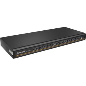 Vertiv SV Universal DP/H Desktop Matrix 2x8 KVM KVM-switch Zwart