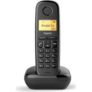 Siemens Gigaset DECT A170 draadloze telefoon, Telefoon, Zwart