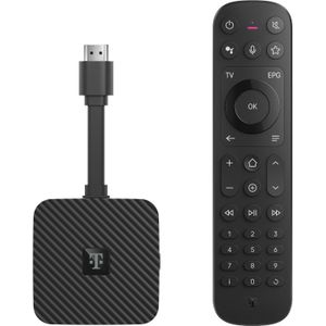 Telekom - MagentaTV Stick - Streaming Box - Zwart - 16 GB - Android 12