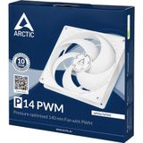 ARCTIC P14 PWM Computer behuizing Ventilator 14 cm Wit 1 stuk(s)