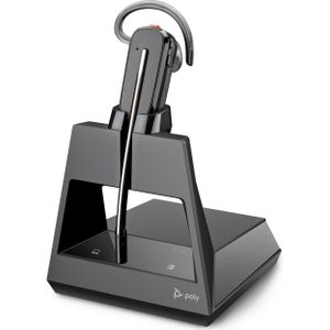 Poly Hp (Draadloze, USB-A), Kantoorheadset, Zwart