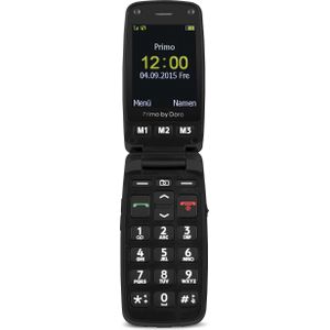 Doro Primo 406 2G (2.40"", 0.51 MB, 0.30 Mpx, 2G), Sleutel mobiele telefoon, Zilver, Zwart