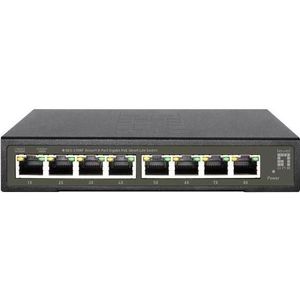 LevelOne GES-2108P netwerk-switch Managed L2 Gigabit Ethernet (10/100/1000) Power over Ethernet (PoE) Zwart