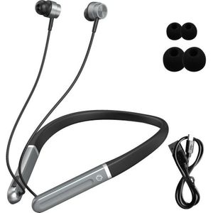 Manta MNH02 Olympic II Black (ANC, 7 h, Draadloze), Koptelefoon, Zwart