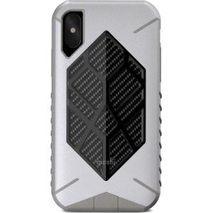Moshi Talos voor iPhone XS/X - hoesje voor iPhone - Admiraal Grijs (iPhone XS, iPhone X), Smartphonehoes, Grijs