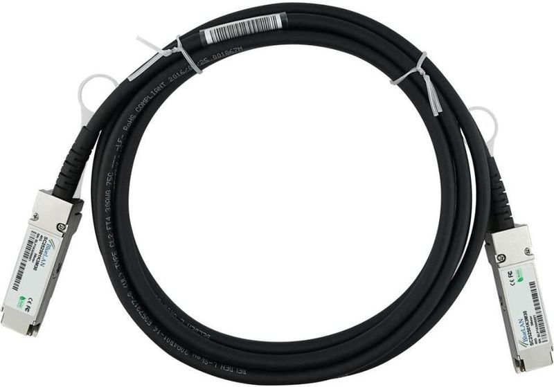 BlueLAN - 40GB-C03-QSFP-EN - Direct Attach Kabel - Zwart - 3 Meter