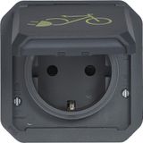 Stopcontact - Opladen E-Bikes - IP55 - IK07 - Plexo New Range