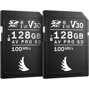 Angelbird MatchPack Fuji SD V30 128 GB 2 Pack (128 GB, SDXC), Geheugenkaart