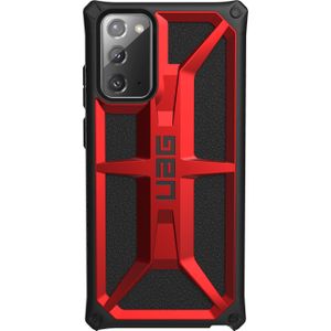 UAG Monarch (Galaxy Note 20), Smartphonehoes, Rood, Zwart