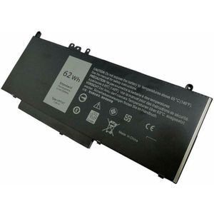 Dell 451-BBUQ (4 Cellen, 5585 mAh), Notebook batterij, Zwart