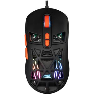 Baracuda BGM-091 Seal Black (Bedraad), Muis, Zwart