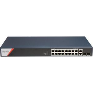 Hikvision - DS-3E1520HP-SI-16P2T2F - Managed Switch - 16 Poorten - PoE+