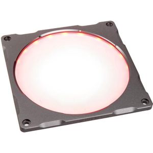 Phanteks Halos Lux 140mm frame RGB-LED aluminium / grijs, PC ventilator accessoires, Zwart
