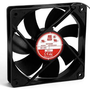 RS PRO Ventilator 120x120x25mm 24VDC 3,4W 122m³/h (120 mm), PC ventilator