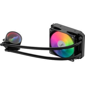 CoolBox Infinite Liquid 120 ARGB, CPU waterkoelers, Zwart