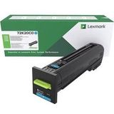 Lexmark 72K20C0 tonercartridge 1 stuk(s) Origineel Cyaan