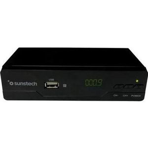 Sunstech - DTB210HD2 Digitale Decoder - Zwart - DVB-T2 - HDMI - Scart - RF