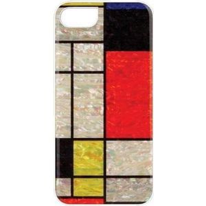 Ikins beschermhoes voor Apple iPhone 8/7 mondriaan baltas (iPhone 8), Smartphonehoes, Wit