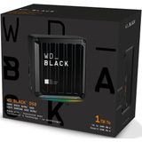 WD_BLACK - D50 Game Dock - Externe SSD - Zwart - 1 TB - Thunderbolt 3