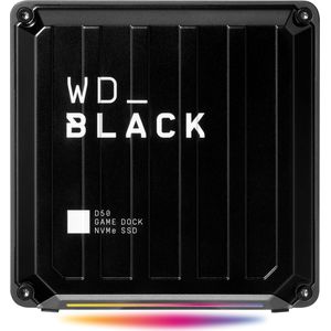 WD Zwarte D50 Game Dock 1TB (1 TB), Externe harde schijf, Zwart