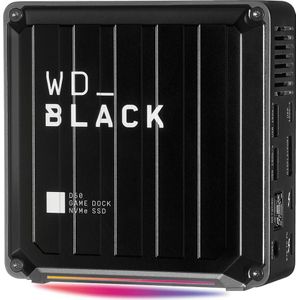 WD Zwarte D50 Game Dock 1TB (1 TB), Externe harde schijf, Zwart